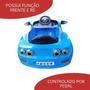 Imagem de Mini Carro Elétrico Infantil 6v Importway Com Luzes De Farol Azul