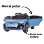 Imagem de Mini Carro Elétrico Infantil Audi Etron Gt Bateria 6V Azul Motorizado Controle Importway Bw-273az