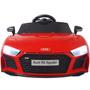 Imagem de Mini Carro Elétrico Infantil Criança 12V Audi R8 Spyder Controle Remoto Motorizado Brinqway BW-123