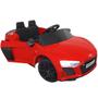 Imagem de Mini Carro Elétrico Infantil Criança 12V Audi R8 Spyder Controle Remoto Vermelho Brinqway Bw-123vm