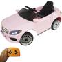 Imagem de Mini Carro Elétrico Infantil Criança 6V com Controle Remoto Importway Mercedes Rosa BW-007-RS