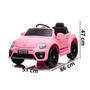 Imagem de Mini carro eletrico infantil volkswagen beetle fusca rosa