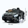 Imagem de Mini carro eletrico mercedes benz sl400 12v preto - importway
