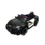 Imagem de Mini carro eletrico policia 12v preto - importway 