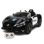 Imagem de Mini Carro Elétrico Sport Polícia Infantil Com Controle Remoto 12v Bang Toys 