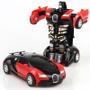 Imagem de Mini Carro Robô 2 em 1 para Meninos - Transformação Automática - Brinquedo Diecast