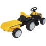 Imagem de Mini Carro Trator com Reboque Caçamba Elétrico 6V Infantil Criança Bateria Brinqway BW-079 Bivolt