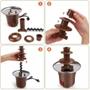 Imagem de Mini Cascata Panela Fondue Elétrica 110V: Surpreenda seus Convidados com uma Deliciosa Fonte de Chocolate
