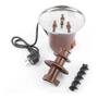 Imagem de Mini Cascata Panela Fondue Elétrica 110V: Surpreenda seus Convidados com uma Deliciosa Fonte de Chocolate