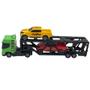 Imagem de Mini Cegonheiro De Brinquedo Com 2 Carrinhos - Verde