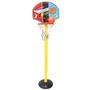 Imagem de Mini Cesta Basquete Infantil Pedestal Bola Bomba Tabela Regulável de 1,20m à 1,40m Importway BW037