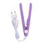 Imagem de Mini Chapinha Prancha para Viagem Cabelo 17cm Bivolt 110220V Profissional Dia Das Mães - Roxo