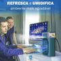 Imagem de Mini Climatizador D Ar Com Reservatório Para Água E Gelo Top Cor Verde 110v/220v - Verde