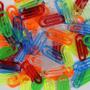 Imagem de Mini Clips 25mm Sortido Colors Misto Prendedor De Papel 500 Unidades
