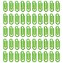 Imagem de Mini Clips 25mm Verde Limão Prendedor De Papel Com 1000 Unidades