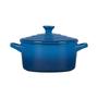 Imagem de Mini Cocotte de Cerâmica 10 cm Azul Marseille Le Creuset