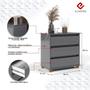 Imagem de Mini Cômoda Quarto Valentine cor Onix - Comprar Moveis em Casa