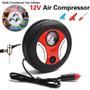 Imagem de Mini compressor 12v calibrador eletrico portatil 260psi pneu moto carro veicular bike manometro