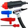 Imagem de Mini compressor de ar portátil tech one 60w 300psi automotivo pneu carro moto bicicleta 12v code