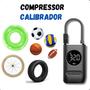 Imagem de Mini Compressor Portátil com Calibrador Digital para Pneus  Bomba Potente e Compacta