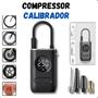 Imagem de Mini Compressor Portátil com Calibrador Digital para Pneus  Bomba Potente e Compacta