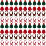 Imagem de Mini Conjunto de Chapéus e Lenços de Natal NSBELL para Artesanato (100 unidades)