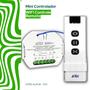 Imagem de Mini Controlador Inteligente Wireless 2 Canais Wifi com Alexa e Google Home Automação Residencial