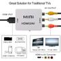 Imagem de Mini Conversor Adaptador Hdmi para Rca Áudio e Vídeo Hdmi2av