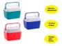 Imagem de Mini Cooler Caixa Térmica Porta Latas Pequena 6 Litros 9 Latas Verde Vermelha Azul