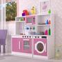 Imagem de Mini Cozinha + Máquina de Lavar Infantil em MDF de Qualidade