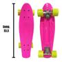 Imagem de Mini Cruiser Skate Infantil Radical Estampa Lisa Dm Toys