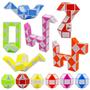 Imagem de Mini Cubo Fidget Snake LENDOD - Pacote com 12 Unidades para Crianças