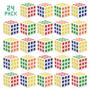 Imagem de Mini Cubo Mágico 3x3x3 Vdealen - Pacote com 24 Unidades para Crianças