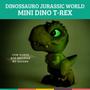 Imagem de Mini Dino T-Rex Preto Jurassic World Original Vinil Pupee