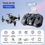 Imagem de Mini Drone 4K HD FPV V30 RC - Quadricóptero com Câmera e Sensor de Obstáculos