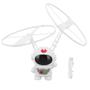 Imagem de Mini Drone Astronauta Boomerang Voador LED Sensor Movimento USB Bateria Recarregavel Helice Criança Diversao Brincadeira Luz Iluminaçao Seguro Resiste