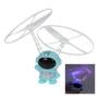 Imagem de Mini Drone Astronauta Voador Boomerang Helice LED USB Bateria Recarregavel Sensor Movimento Criança Diversao Luz Iluminado Seguro Resistente Potente