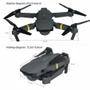 Imagem de Mini Drone Dobrável 4K com Wi-Fi e 2 Baterias - Preto