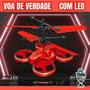 Imagem de Mini Drone Inteligente com Sensor de Indução, Luz LED e Recarregável - Diversão Interativa!