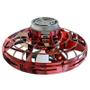 Imagem de Mini Drone UFO 360° Vermelho - Brinquedo Voador para Crianças com Controle Manual