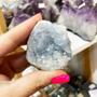 Imagem de Mini Drusa de Celestita Celestite Cristal Pedra Natural