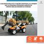 Imagem de Mini Escavadeira Elétrica Infantil 6V Brinquedo com Pá Funcional e Rodas EVA Ideal para Crianças Criativas MP3 Luz Som
