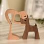 Imagem de Mini Escultura de Madeira Pet Lover