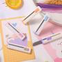 Imagem de Mini Estilete Retrátil com Régua - Tons Pastel