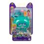 Imagem de Mini Estojo e Playset com Mini Boneca Polly Pocket - Lontra - Pet Connects - Mattel