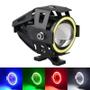 Imagem de Mini Farol de LED Super Brilhante para Motocicleta - Universal - Luzes de Neblina Auxiliares U7