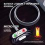 Imagem de Mini Farol Recarregável com Sensor USB e LED COB - Ideal para Camping e Pesca