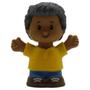 Imagem de Mini Figura Menino Moreno Camisa Amarela Little People - Fisher Price Dvp63