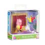 Imagem de Mini Figura Peppa Pig com Roupinhas - George com Roupa de Bobo da Corte - Sunny