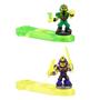 Imagem de Mini Figuras de Ação Battling - Legends of Akedo Powerstorm com 2 Controladores - Shockblade Twinfang x V